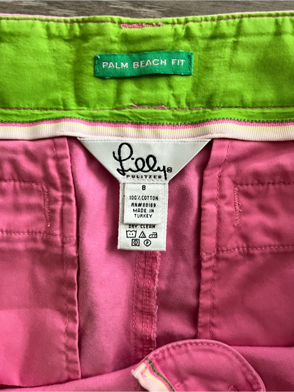Lilly Pulitzer Pink Cotton Shorts - Picture 3 of 3